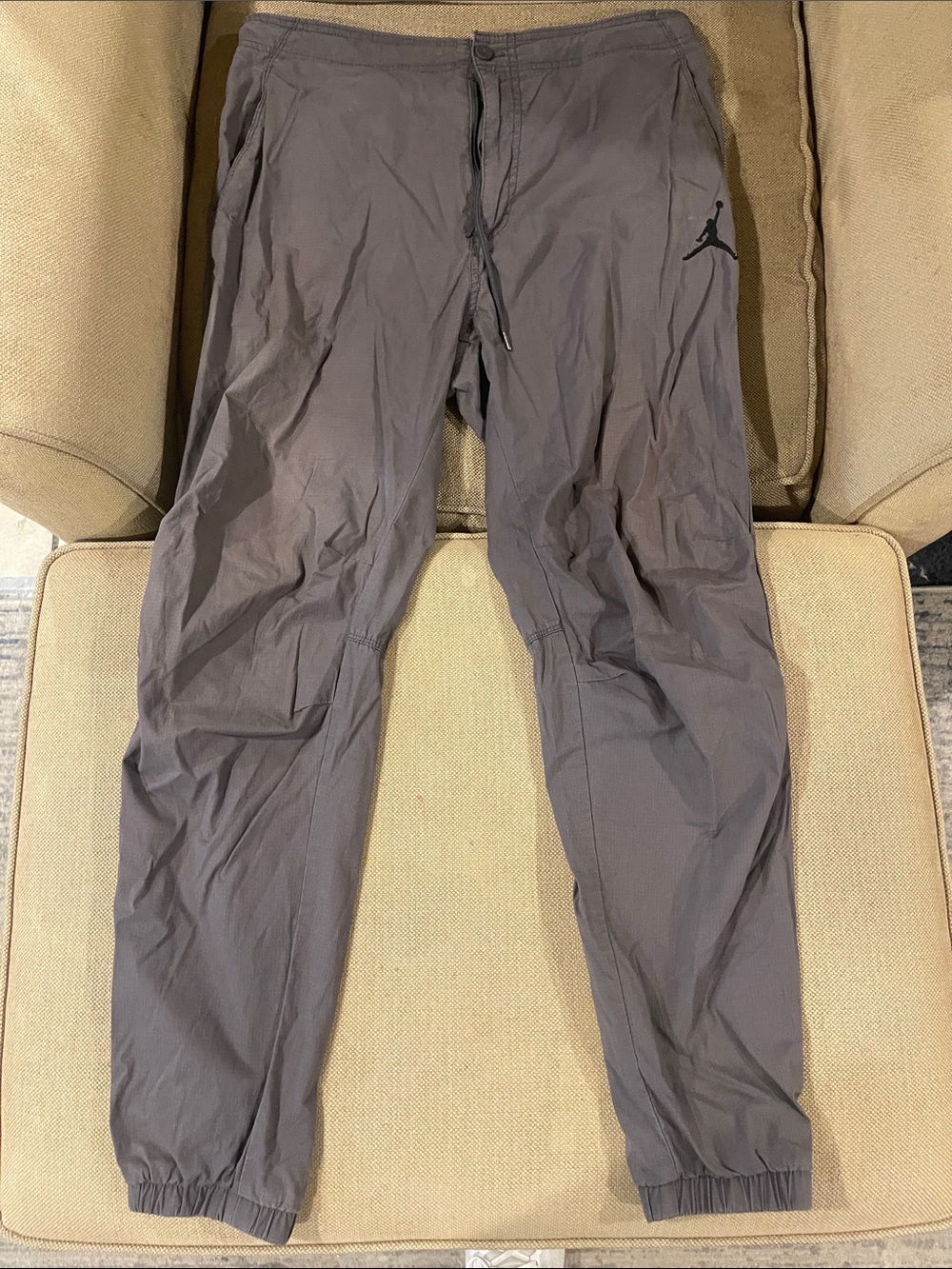 Jordan Men's Charcoal Gray Athletic Joggers